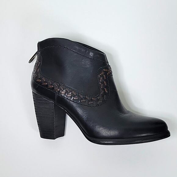 Ugg Charlotte Heeled Booties Black Size 5 - Picture 1 of 8